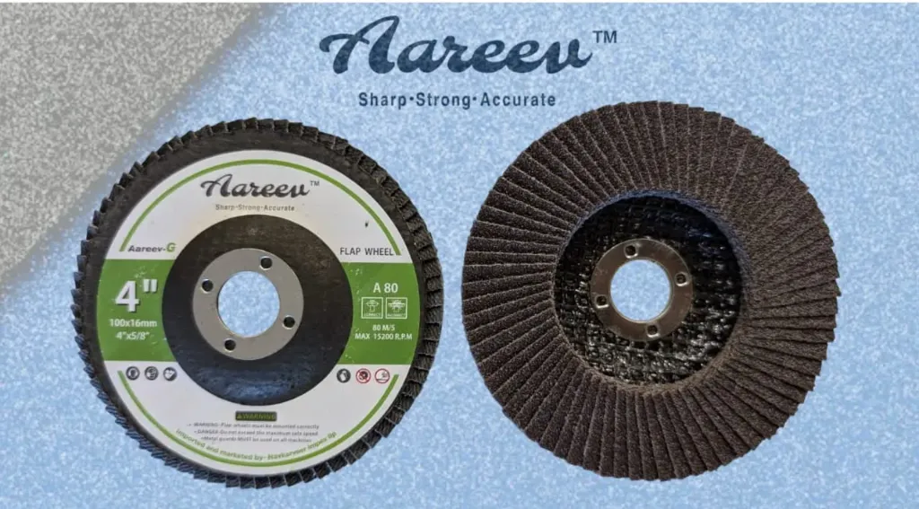 Aareev Flap Disc 100x16 A120 (Black)